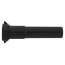 1-1/4" x 6" Black Plastic Slip Joint Extension Tube
