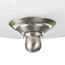 3 Light Dome Glass 15-1/4" Close-to-Ceiling
