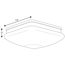 Appeal 3 Light 13" Flush Mount