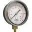 4.5" P3S 300 Aluminum Dual Scale Pressure Gauge w/ Brass Internals