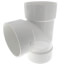 6" PVC DWV Sanitary Tee