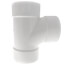 6" PVC DWV Sanitary Tee