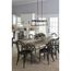 Briarwood 5 Light Textured and Cerused Black Farmhouse Style Linear Island Chandelier Light