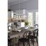 Briarwood 5 Light Textured and Cerused Black Farmhouse Style Linear Island Chandelier Light