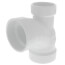 2" x 1-1/2" x 2" PVC DWV Sanitary Tee