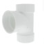 4" PVC DWV Sanitary Tee w/ 2" Left Side Inlet