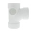 4" PVC DWV Sanitary Tee w/ 2" Left Side Inlet