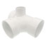 3" PVC DWV Sanitary Tee w/ 1-1/2" Right Side Inlet