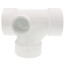3" PVC DWV Sanitary Tee w/ 1-1/2" Right Side Inlet