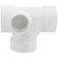 3" PVC DWV Sanitary Tee w/ 2"Right Side Inlet