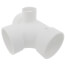 4" PVC DWV Sanitary Tee w/ 2" Right Side Inlet