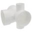 4" PVC DWV Sanitary Tee w/ 2" R and L Side Inlets