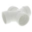 10" PVC DWV Double Sanitary Tee
