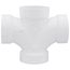 2" PVC DWV Double Sanitary Tee