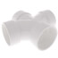 3" PVC DWV Double Sanitary Tee