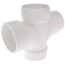 3" PVC DWV Double Sanitary Tee