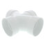 4" PVC DWV Double Sanitary Tee