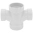 2" x 1-1/2" PVC DWV Double Sanitary Tee