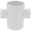 3" x 1-1/2" PVC DWV Double Sanitary Tee