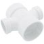 3" x 2" PVC DWV Double Sanitary Tee