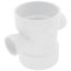 4" x 1-1/2" PVC DWV Double Sanitary Tee