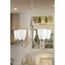 Gather 5 Light Antique Bronze Etched Glass Traditional Chandelier Light