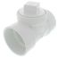 3" PVC DWV Cleanout Tee w/ Standard Plug