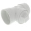 3" PVC DWV Cleanout Tee w/ Standard Plug