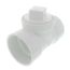 3" PVC DWV Cleanout Tee w/ Standard Plug