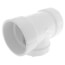 4" PVC DWV Cleanout Tee w/ Standard Plug