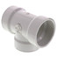 1-1/2" PVC DWV Flush Cleanout Tee w/ Cleanout Plug