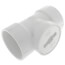 3" PVC DWV Flush Cleanout Tee w/ Cleanout Plug