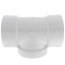 3" PVC DWV Flush Cleanout Tee w/ Cleanout Plug