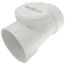 4" PVC DWV Flush Cleanout Tee w/ Cleanout Plug