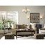Joy 5 Light Brushed Nickel Etched White Inside Glass Traditional Chandelier Light