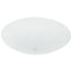 14-1/2" Round Glass 3 Light Close-to-Ceiling