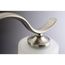 Inspire 5 Light Brushed Nickel Off-White Linen Shade Traditional Chandelier Light