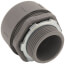 1-1/4" Nylon Liquid Tight Straight Connector (Gray)