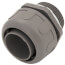 1-1/4" Nylon Liquid Tight Straight Connector (Gray)