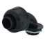 3/4" Nylon Liquid Tight 90-Degree Connector (Black)