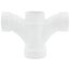 2" x 1-1/2" x 1-1/2" x 1-1/2" PVC DWV Double Fixture Fitting