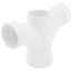 2" x 1-1/2" x 1-1/2" x 1-1/2" PVC DWV Double Fixture Fitting