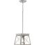 Briarwood 1 Light Textured and Cerused Black Farmhouse Style Hanging Mini-Pendant Light