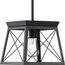 Briarwood 1 Light Textured and Cerused Black Farmhouse Style Hanging Mini-Pendant Light