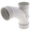 1-1/2" PVC DWV Wye and 45° Elbow Combo