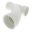 3" PVC DWV Wye and 45° Elbow Combo