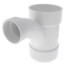 4" x 4" x 2" PVC DWV Wye and 45° Elbow Combo