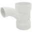 4" x 4" x 2" PVC DWV Wye and 45° Elbow Combo