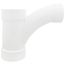 4" x 4" x 3" PVC DWV Wye and 45° Elbow Combo
