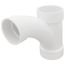 4" x 4" x 3" PVC DWV Wye and 45° Elbow Combo